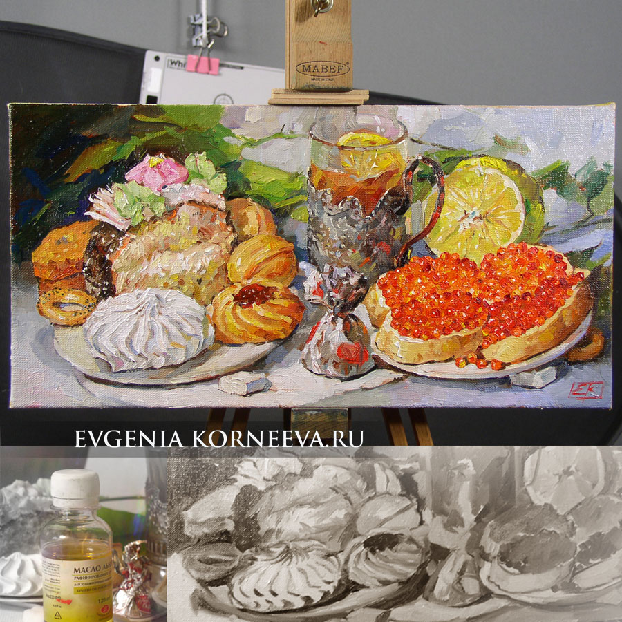 Техники масляной живописи. Техника живописи Гризайль.