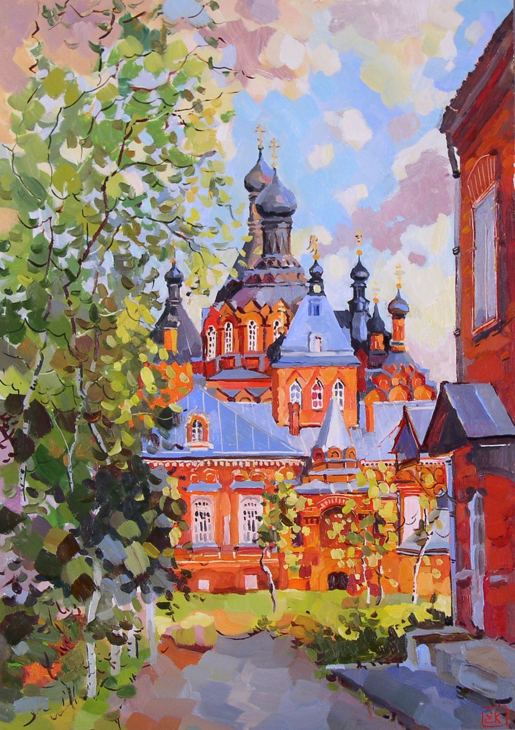 Картина маслом пейзаж